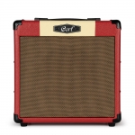 Cort gitárerősítő zengetővel, 15 Watt, vörös