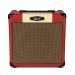 Cort gitárerősítő zengetővel, 15 Watt, vörös