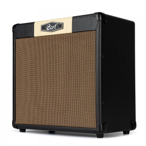 Cort gitárerősítő zengetővel, 30 Watt, Bluetooth, fekete