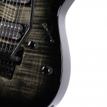 Cort elektromos gitár, EMG hangszedővel, szürke burst
