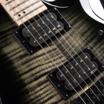 Cort elektromos gitár, EMG hangszedővel, szürke burst