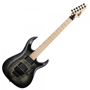Cort elektromos gitár, EMG hangszedővel, szürke burst