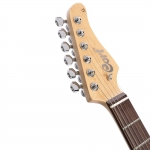 Cort elektromos gitár, éger test, borostyán