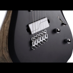 Cort elektromos gitár, multi-scale, tokkal, fekete szatén