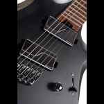 Cort elektromos gitár, multi-scale, tokkal, fekete szatén